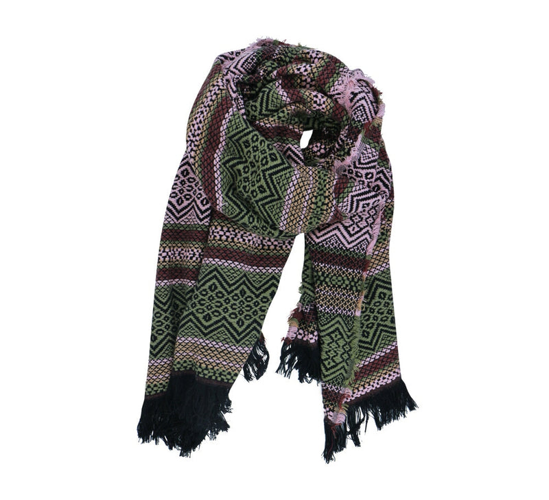 Aztec Weave Stole Pashmina & Scarves 