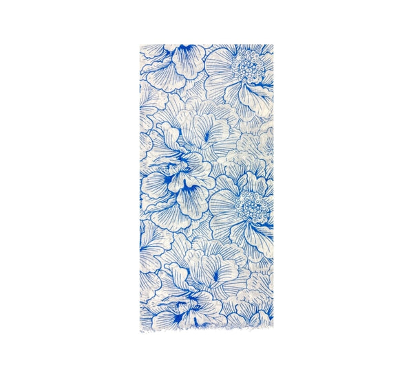 Blue Hibachis Shawl Pashmina & Scarves 