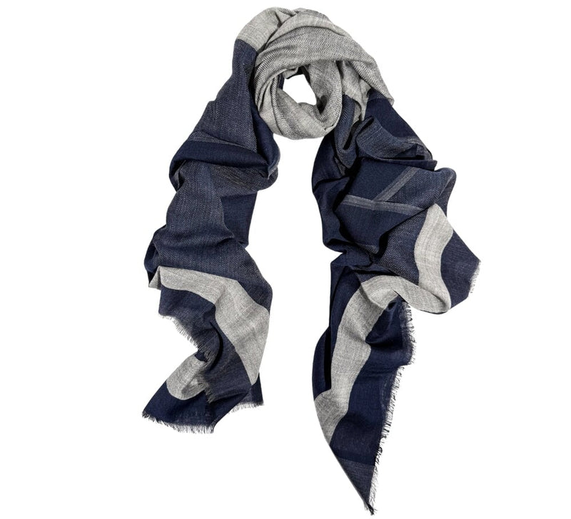 Bold Border Stole Pashmina & Scarves 