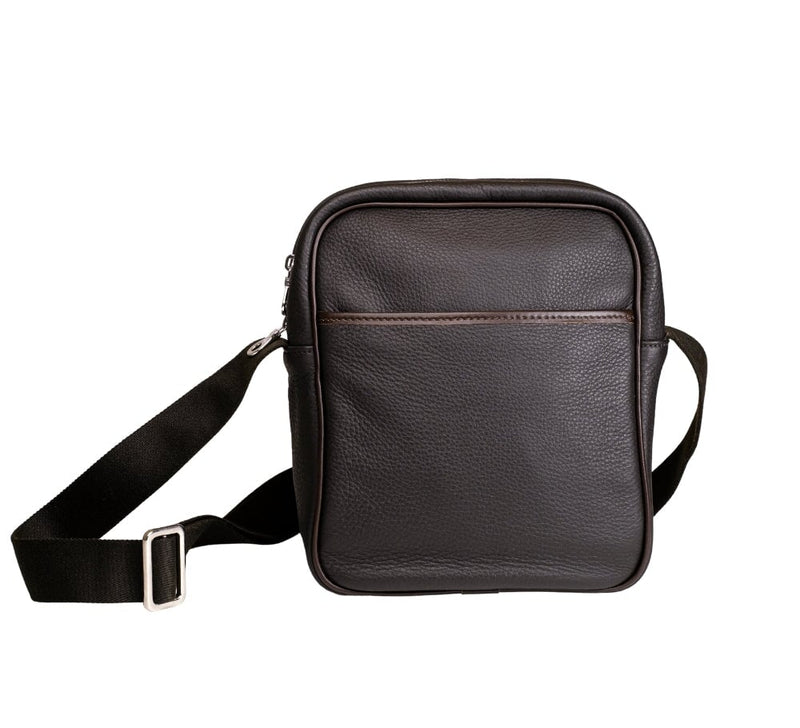 Bond Small Messenger Bag Briefcase Dark Brown 