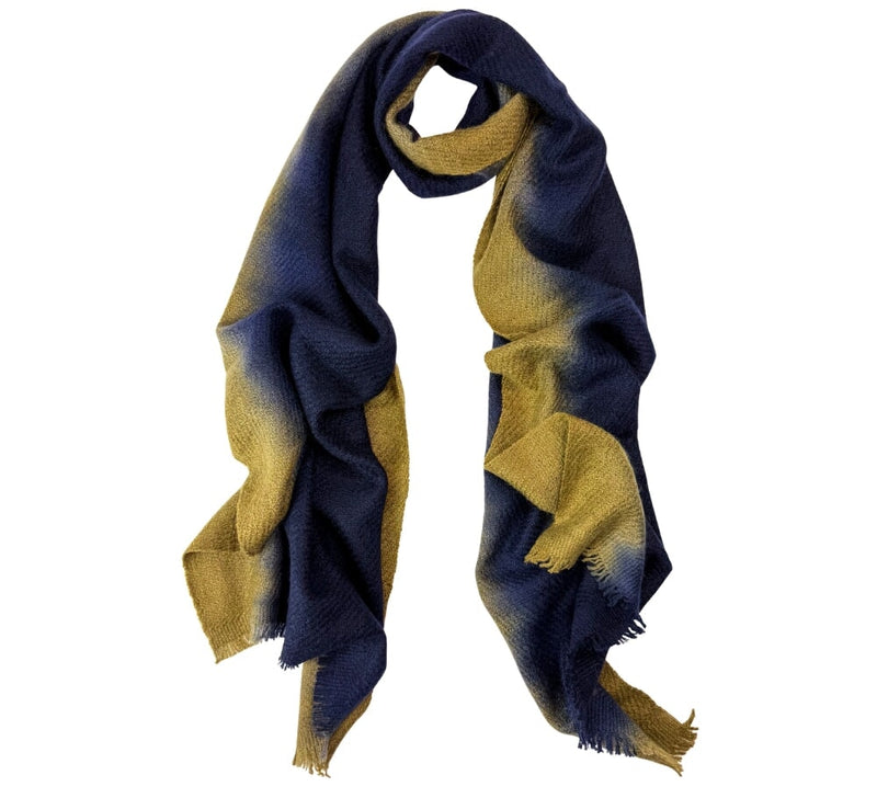 Border Ombre Scarf Pashmina & Scarves 