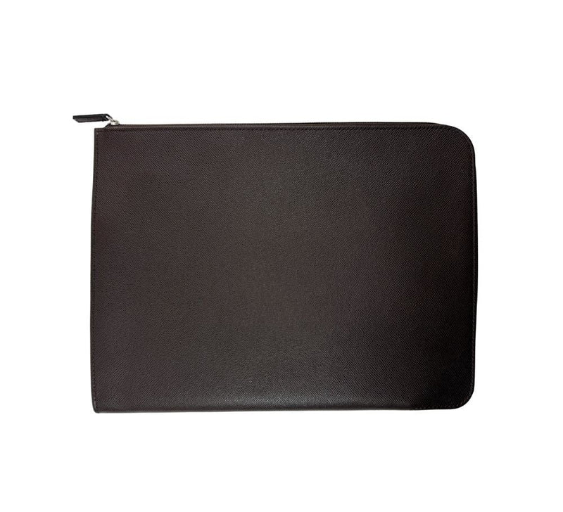 Boulevard Zipped Folio Folio Dark Brown 