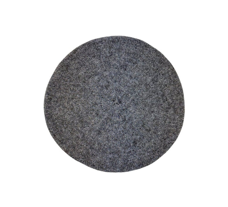 Cashmere Beret Textiles Dark Grey 