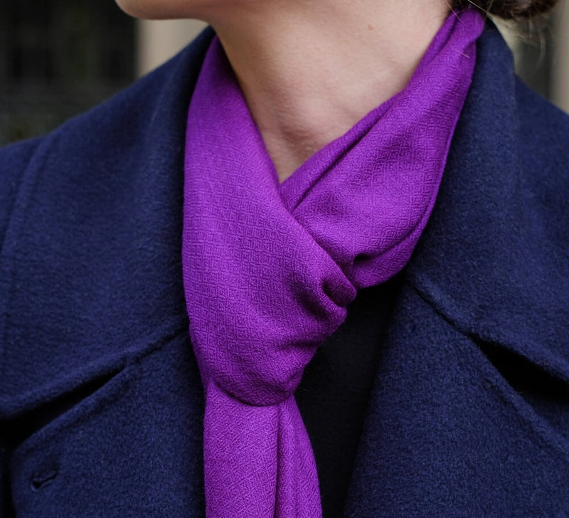 Cashmere Blend Diamond Weave Stole Pashmina & Scarves 