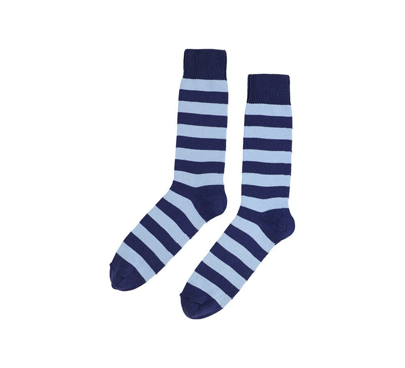 Coloured Striped Socks Textiles Navy / Blue 