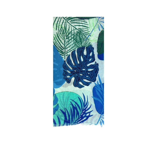 Cool Leaves Shawl Pashmina & Scarves Blue 