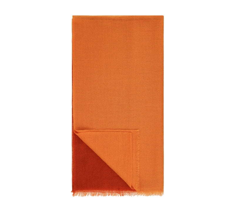 Degradia Gauze Cashmere Shawl Pashmina & Scarves Burnt Orange 