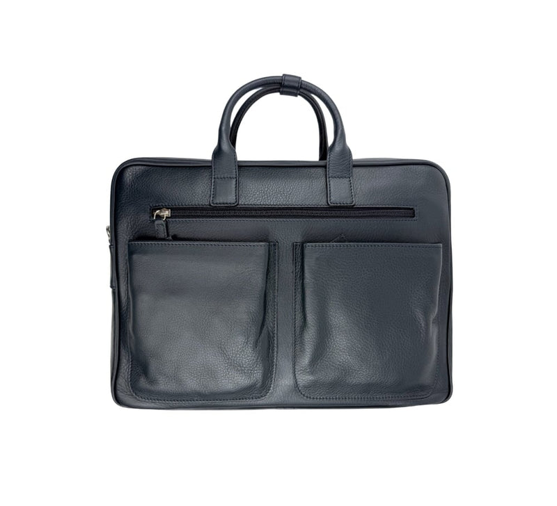 Double Pocket Briefcase Briefcase Navy 