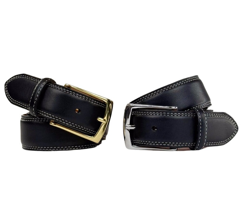Double Stitched Calf Belt Belt 