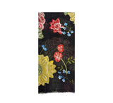 Eden Garden Shawl Pashmina & Scarves Black 
