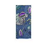 Eden Garden Shawl Pashmina & Scarves Blue 