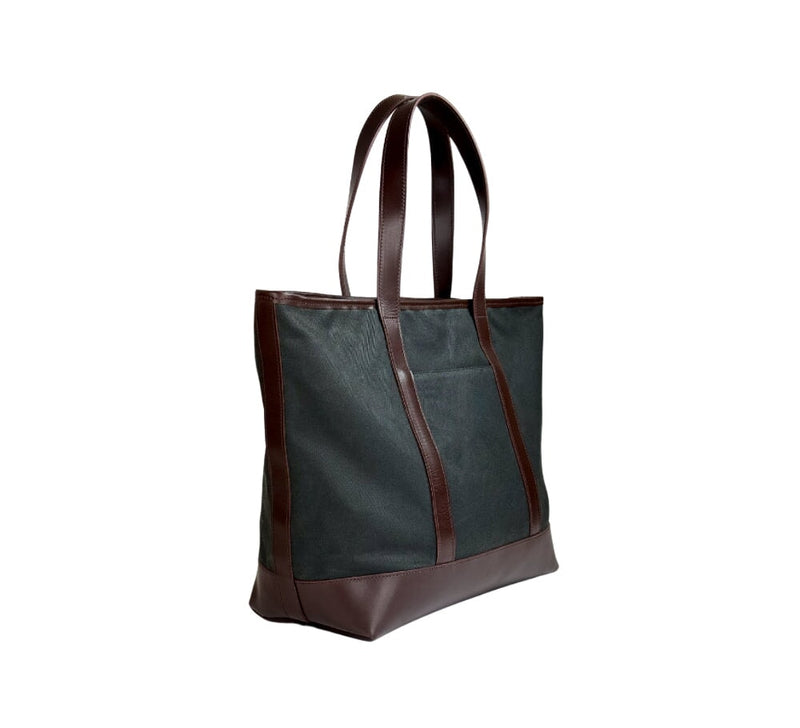Elton Waxed Canvas Shopper Handbags 