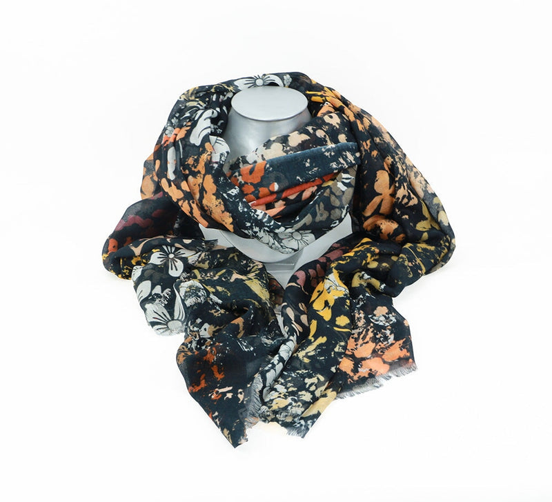 Fall Flowers Shawl Pashmina & Scarves 