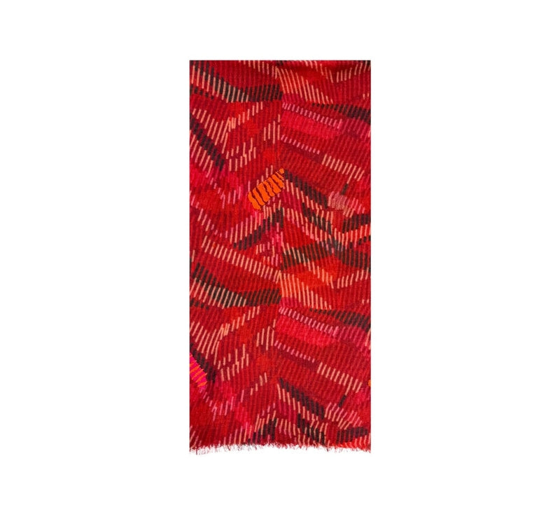 Fields of Fall Shawl Pashmina & Scarves Red 