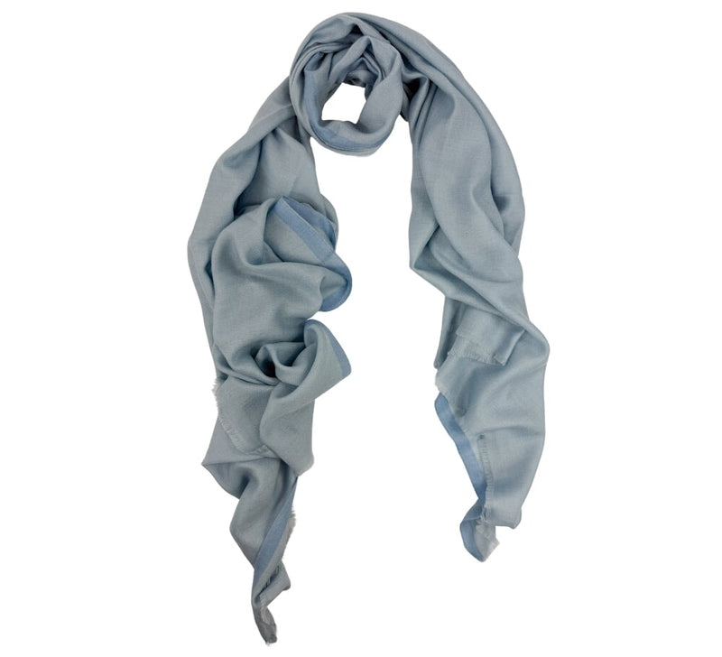 Fine Cashmere Border Stole Pashmina & Scarves 