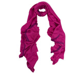 Fine Cashmere Border Stole Pashmina & Scarves 