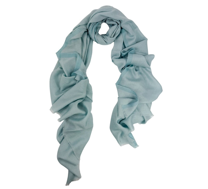 Fine Cashmere Border Stole Pashmina & Scarves 