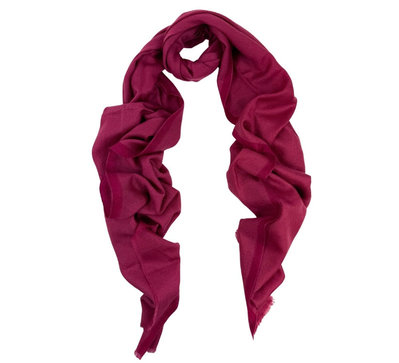Fine Cashmere Border Stole Pashmina & Scarves 