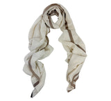 Fine Cashmere Border Stole Pashmina & Scarves 