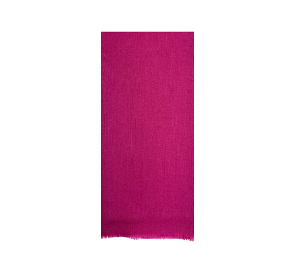 Fine Cashmere Border Stole Pashmina & Scarves Berry 