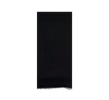 Fine Cashmere Border Stole Pashmina & Scarves Black 