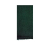 Fine Cashmere Border Stole Pashmina & Scarves Bottle Green 