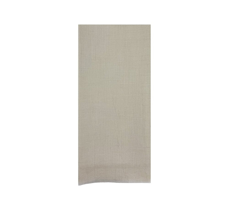 Fine Cashmere Border Stole Pashmina & Scarves Ivory 