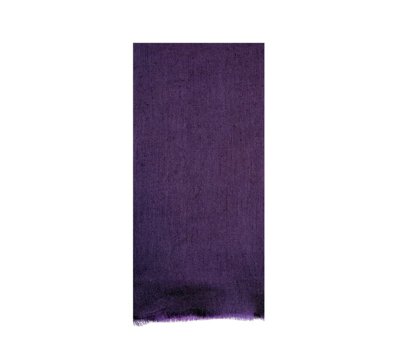 Fine Cashmere Border Stole Pashmina & Scarves Purple 