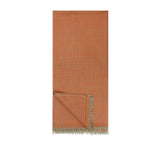 Fine Herringbone Cashmere Stole Pashmina & Scarves Burnt Orange 