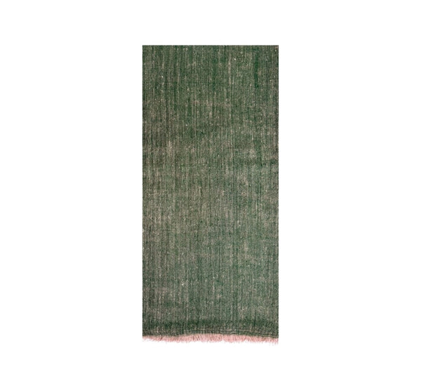 Fine Herringbone Cashmere Stole Pashmina & Scarves Green 