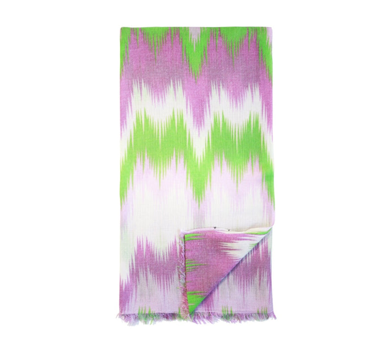 Florentine Flame Stole Pashmina & Scarves Lilac 