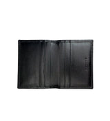 Folding Credit Card Case Credit Card Case Black Calfskin 