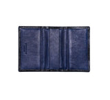 Folding Credit Card Case Credit Card Case Navy Calf/Lambskin 