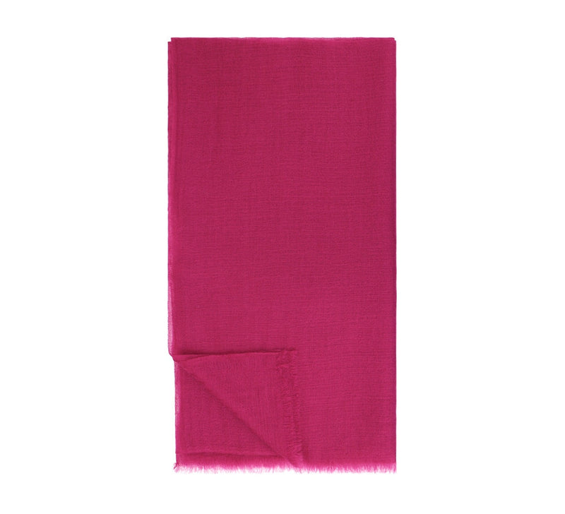 Gauze Cashmere Shawl Pashmina & Scarves Fuchsia 