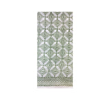 Geometric Tile Shawl Pashmina & Scarves Green 