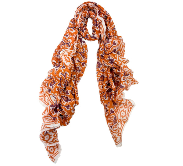 Ghana Motif Shawl Pashmina & Scarves 