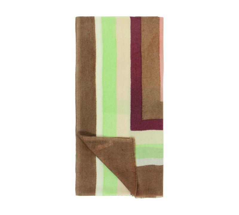 Gradient Stole Pashmina & Scarves Brown 