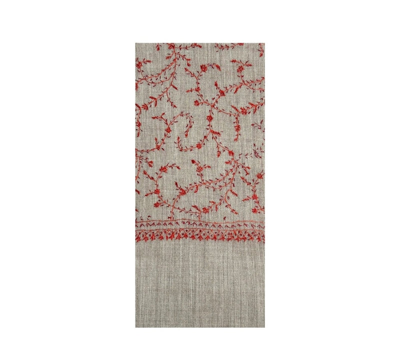 Himalayan Vine Stole Pashmina & Scarves Burgundy 