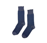 Houndstooth Socks Textiles Grey / Blue 