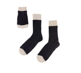 Ladies Cashmere Blend Socks Textiles Black 