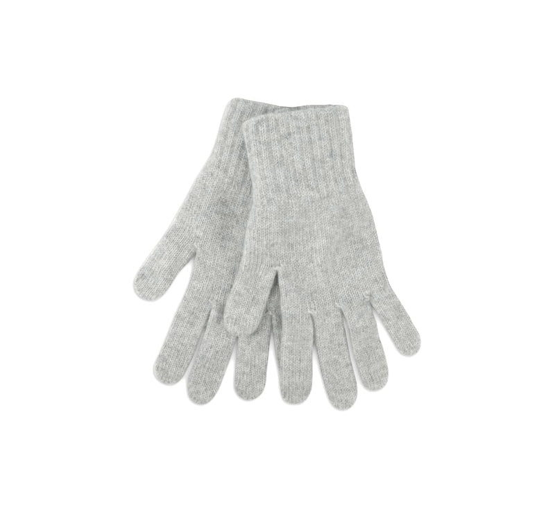 Ladies Cashmere Gloves Textiles Light Grey 