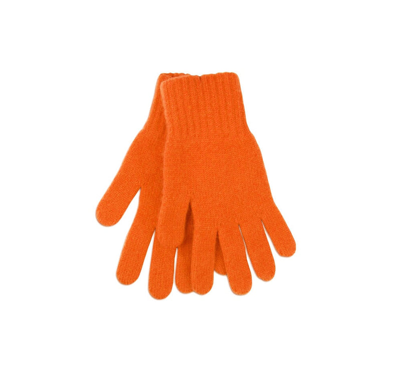Ladies Cashmere Gloves Textiles Orange 