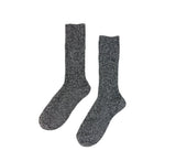 Ladies Cashmere Mix Socks Textiles Black Speckle 