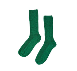 Ladies Cashmere Mix Socks Textiles Emerald 