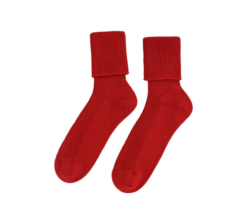 Ladies Cashmere Socks Textiles Red 