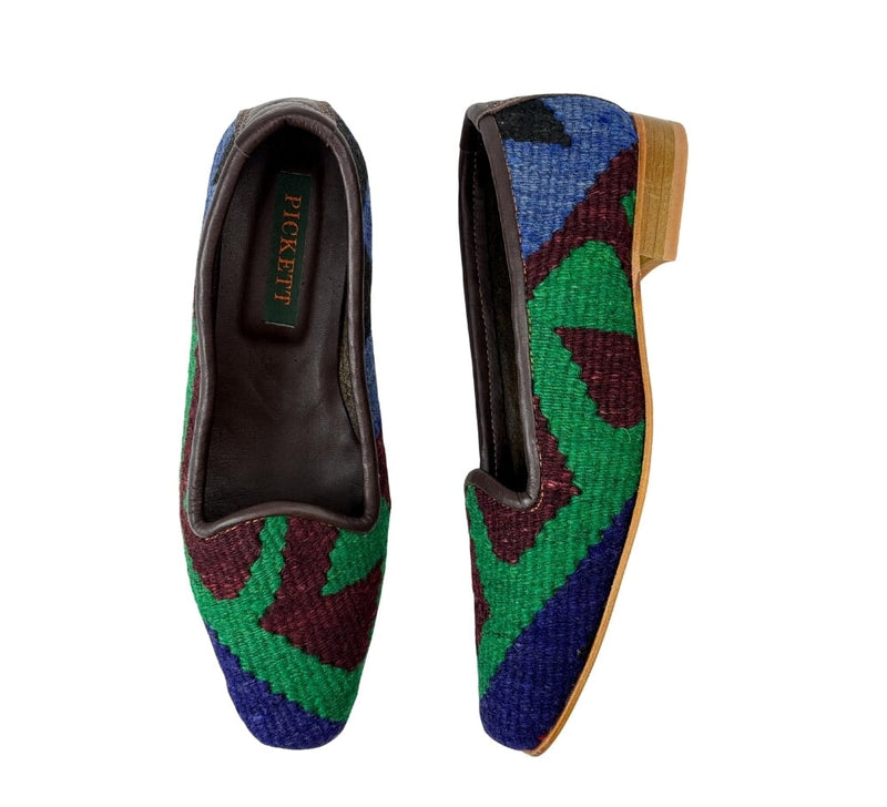 Ladies Kilim Slippers EU36 / UK3 Kilim Slippers/Trainers Burgundy 