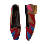 Ladies Kilim Slippers EU37 / UK4 Kilim Slippers/Trainers Bright Red 
