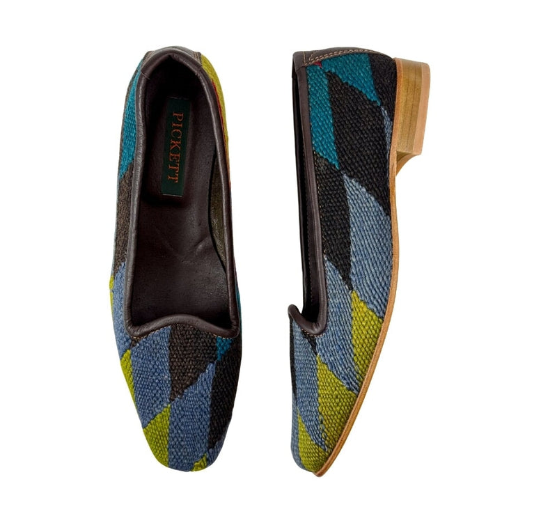 Ladies Kilim Slippers EU37 / UK4 Kilim Slippers/Trainers Denim 