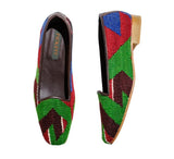 Ladies Kilim Slippers EU37 / UK4 Kilim Slippers/Trainers Emerald 