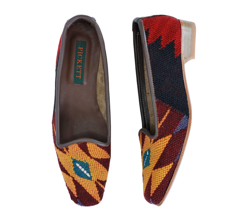 Ladies Kilim Slippers EU37 / UK4 Kilim Slippers/Trainers Maroon 